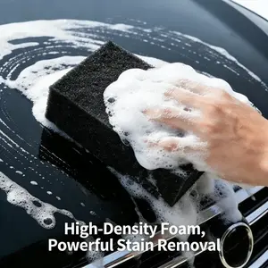 Car Wash Foam Sponge Brush, Body Cleaning, Wheel HUB Washing, Interior Clean, High Density Material, Comfortable Grip, Easy Effortless Use, Car Cleaning Tool
