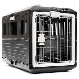 Mirapet Pet Carrier, Collapsible Portable Dog Crate for Large Dogs or Cats, 35"
