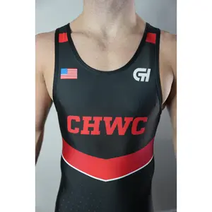Chosen Higher Wrestling Club Singlet Black / Red