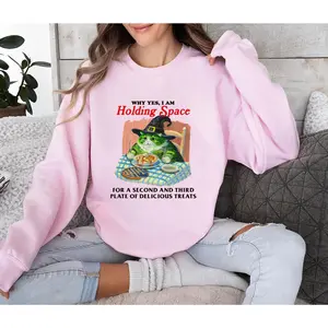 Holding Space Unisex Sweatshirt, Holding Space Cat Shirt, Wicked Movie Shirt, Trending Shirt, Wicked Gifts