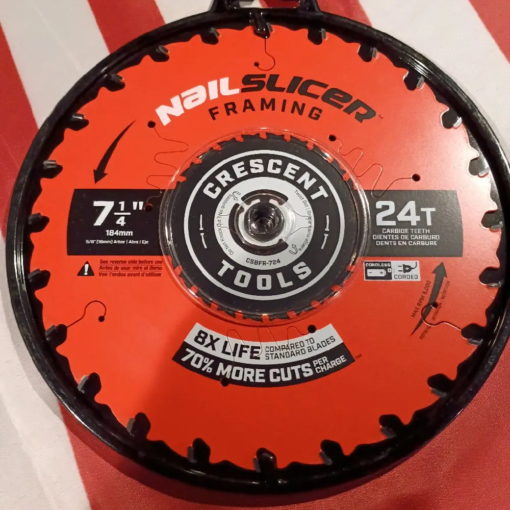 7-1/4 in Crescent Circular Saw Blade