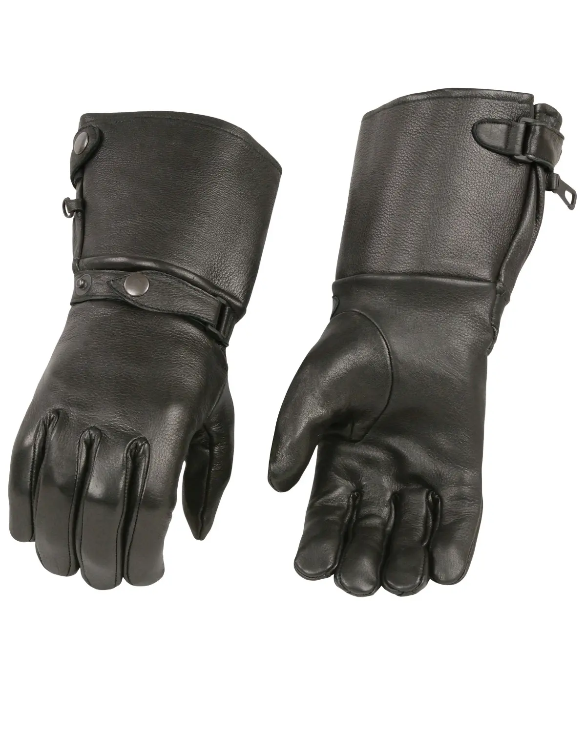 Milwaukee Leather Men's Men'S Deerskin Thermal Lined Gauntlet Gloves - Sh857