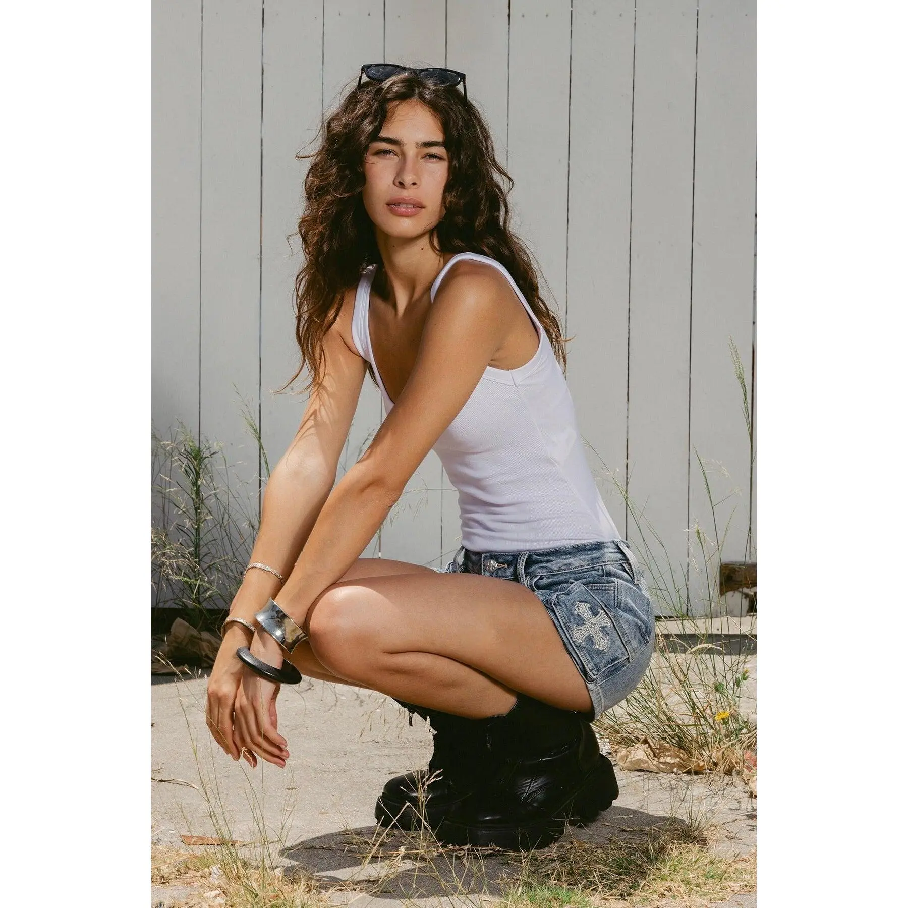 Vivienne Cross Cargo Shorts