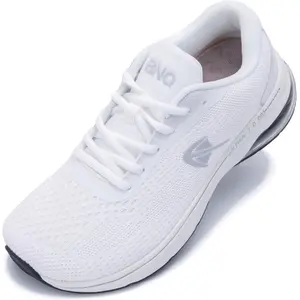 Women Wide Toe Box Walking Shoes with Arch Support Tennis Running Sneakers Extra Wide Width Woman Shoe for Plantar Fasciitis Flat Foot Heel Pain Relief US Size 6-11