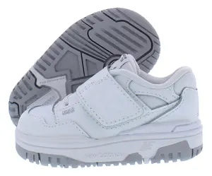NEW BALANCE 550 Infant/Toddler Sneaker with Bungee Lace and Hook-and-Loop Top Strap, Classic Retro Style Shoes