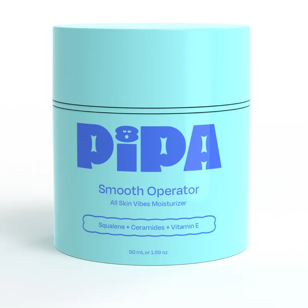 Smooth Operator Kids Face Moisturizer by Pipa Skincare | Gentle, Non-Toxic, Hypoallergenic, Fragrance-Free Lotion | Multi-Vitamin Ceramides Cream | Lightweight Hydration made in the USA  | Clean Skin Care Tweens l Dermatologist & Pediatrician Approved