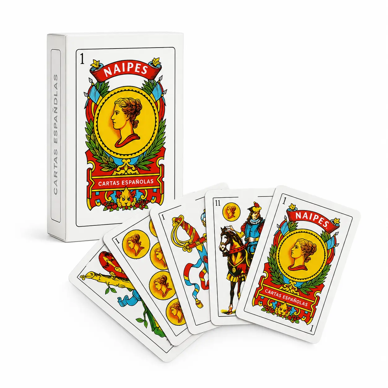Barajas Espanolas Spanish Playing Cards Traditional Spanish Deck for Truco Ajiley 31 Card Games Religious Theme by SNG888