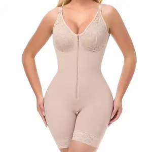 SHAPSHE Fajas Colombianas Moldeadoras Full Body Shaper Tummy Control Butt Lifter Shapewear Garment Faja with Bra Zipper