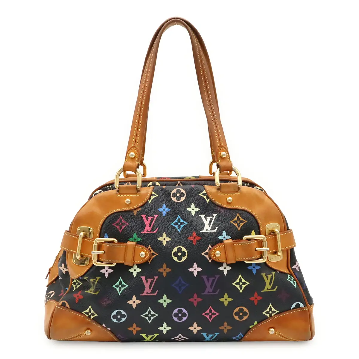 Pre-owned Louis Vuitton Canvas Shoulder Bags Claudia Monogram Multicolore Shoulder Bag