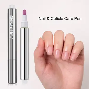 Ellie Young 3-in-1 Nail Care Pen - Cuticle Oil Pen with Quartz Tip, Nail Strengthener Oil, Designed for Dry and Damaged Nails - Nourishes, Strengthens, Brightens, and Gently Removes Dead Skin - Nail Care Solution