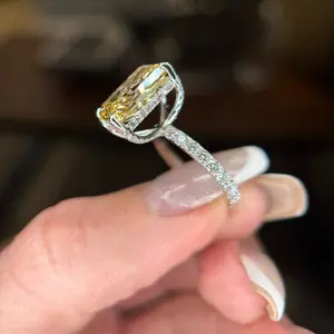 4 CT IgI certified Yellow Radiant cut