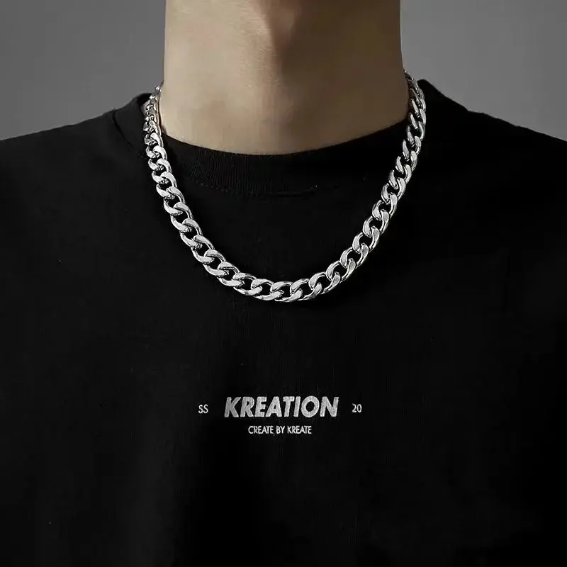 Men's 925 Sterling Silver Necklace 2/4/6/8/10/12MM 40-75cm Face Chain Necklace Lobster Clasp Men Women Engagement Jewelry Gifts