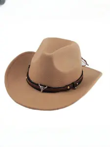 Western Cowboy Hat for Women & Men - Western Cowboy Outfits for Outdoors, Demonstrate Adult Party, Bars, Bachelor Parties, Cosplay - Wide Brim Cowgirl Hat with Bling for Halloween,Thanksgiving Day, New Year - Fedora Hat for Winter, Cowboy Style Hat