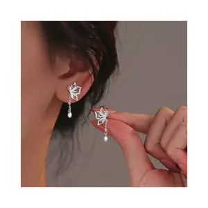 2pcs butterfly tassel earrings, suitable for daily gatherings and enhancing the style of daily outings