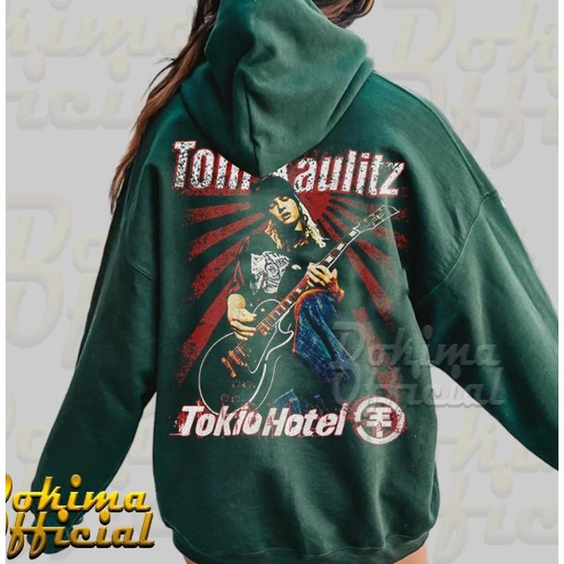 Vintage Tokio Hotel Tom Kaulitz Unisex T-Shirt, poster movie tee, Graphic Tee, Sport shirt