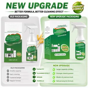 No-Scrub Enzyme Kitchen Grease Buster Spray 300ml | Fast-Acting Degreaser for Stove, Hood & Appliances All Purpose Cleaner Cleaning