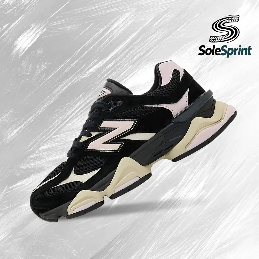 New Balance 9060JD Exclusive Black Pink White– Women's Lifestyle Sneakers – shoes for woman -Vintagen - Running Shoes, Lightweight Shock-Absorbing Comfort, Breathable Everyday Fit, Gym Training to Street Casual Wear - back to school - U9060JBR