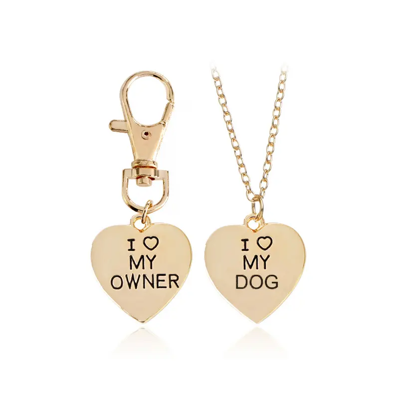 Engraved Matching Pet Necklace and Pendant