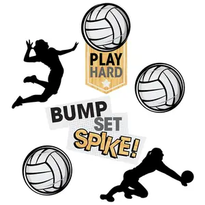 Volleyball Cutouts - 6 Pc.