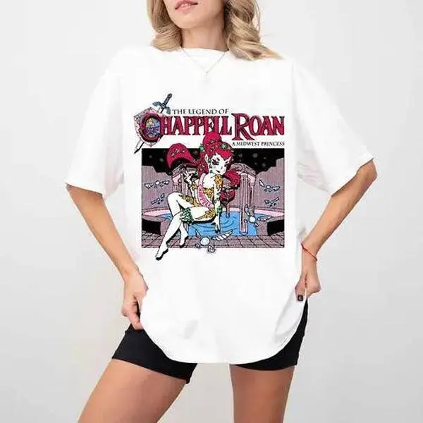 Chappell Ro.an and Ocarina of Time America T-Shirt For Fans, Patriotic Graphic Design Comfort Color Cotton Fabric Unisex Classic Casual