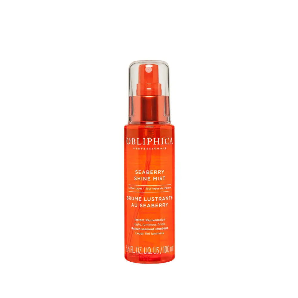 Obliphica Seaberry Shine Mist – Glossy Finishing Spray for Frizz-Free, Smooth Hair
