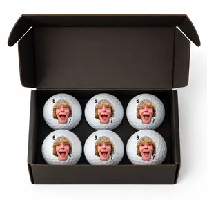 6-7 Kid Meme Golf Balls Funny Viral Face Custom Printed 6 Pack Gift for Golfers