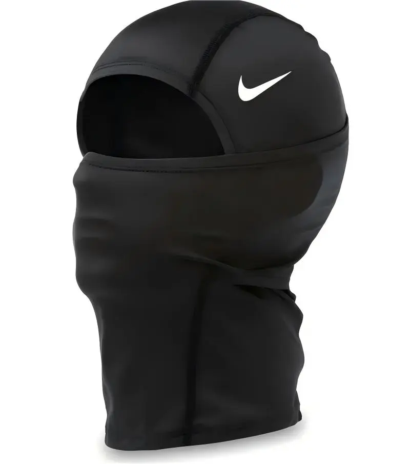 NIKE Pro Hyperwarm Balaclava - Dri-Fit Windproof Ski Hood, Winter Face Cover for Skiing, Running, Unisex Adult Sports & Outdoor Helmet-Compatible Face Mask