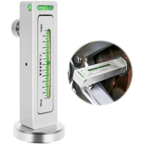 Adjustable Magnetic Wheel Alignment Gauge, Camber & Caster Measuring Tool for Cars, Trucks, RVs, and Tire Repairs