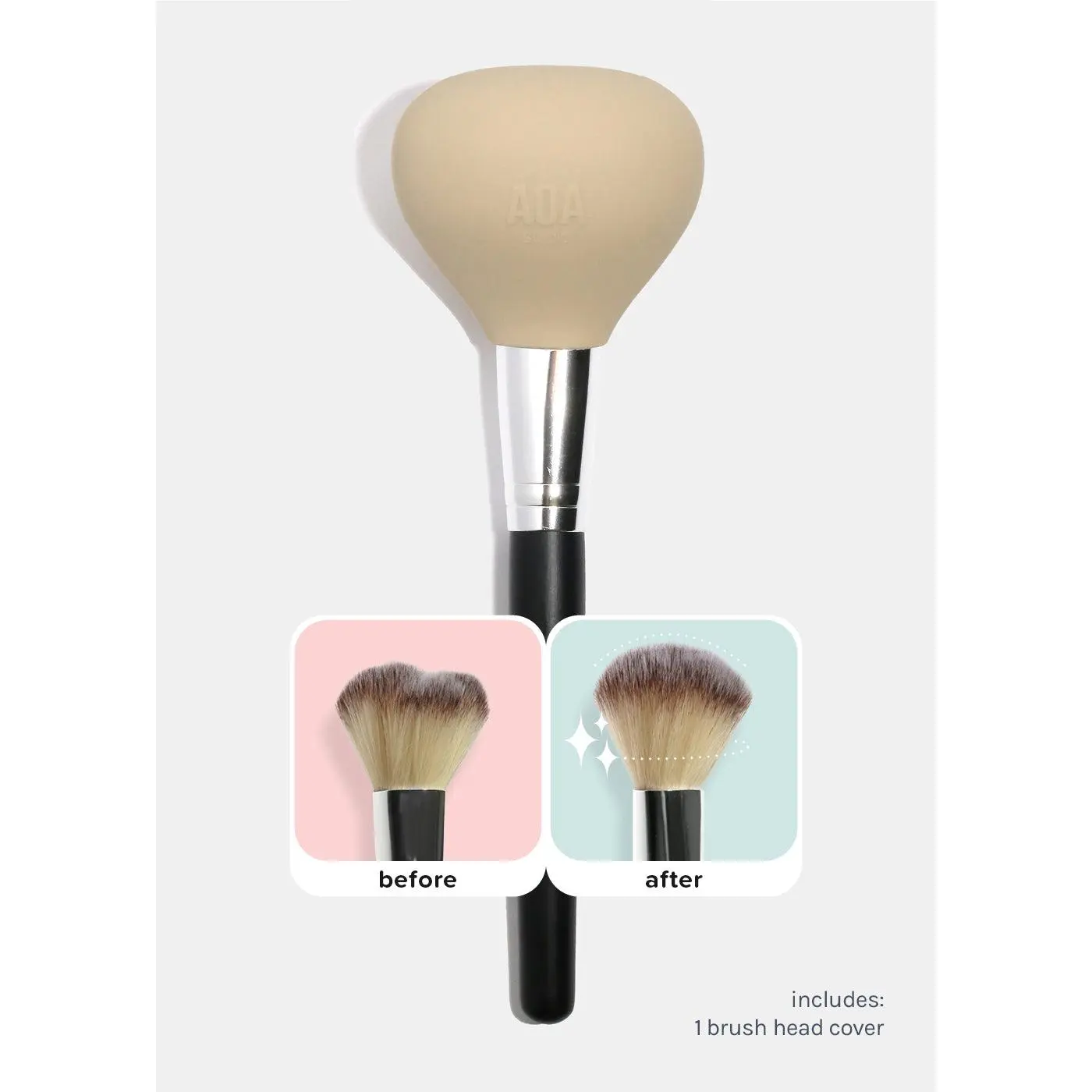 AOA Travel Silicone Brush Head Protector