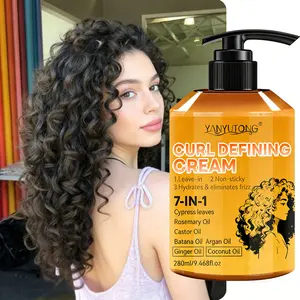 280ml Argan Oil Curl Cream – 7 Actions, Boosts Bounce & Definition, Macadamia Oil Nourishment, Flexible Hold | Long-Lasting Hold