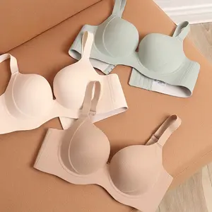 Seamless Underwear Women Plus Size Push Up Bra Big Chest Anti-Sagging Wire Free Comfortable Bra Everyday Style Bridal Lingerie bra  fits  right