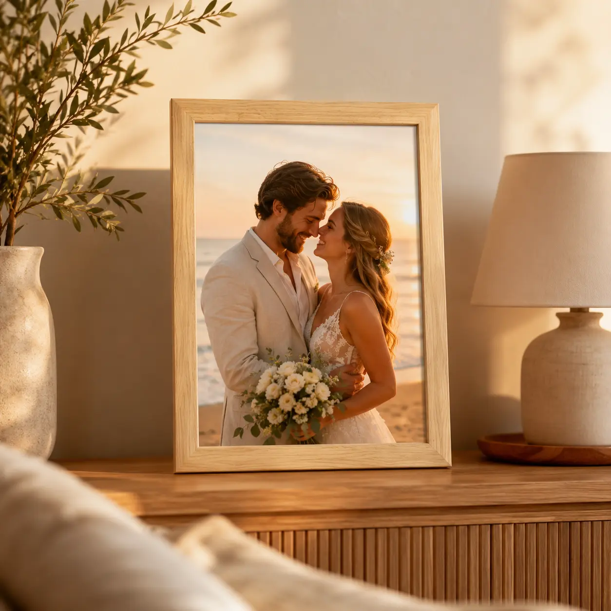 Custom Photo Canvas Wall Art for Bedroom, Living Room & Corridor Decor, Personalized Home Wall Gift