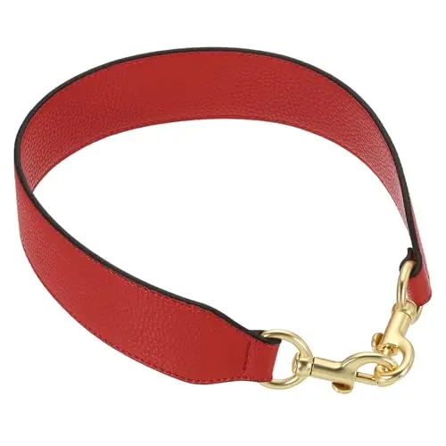 Red, Light Gold Buckle
