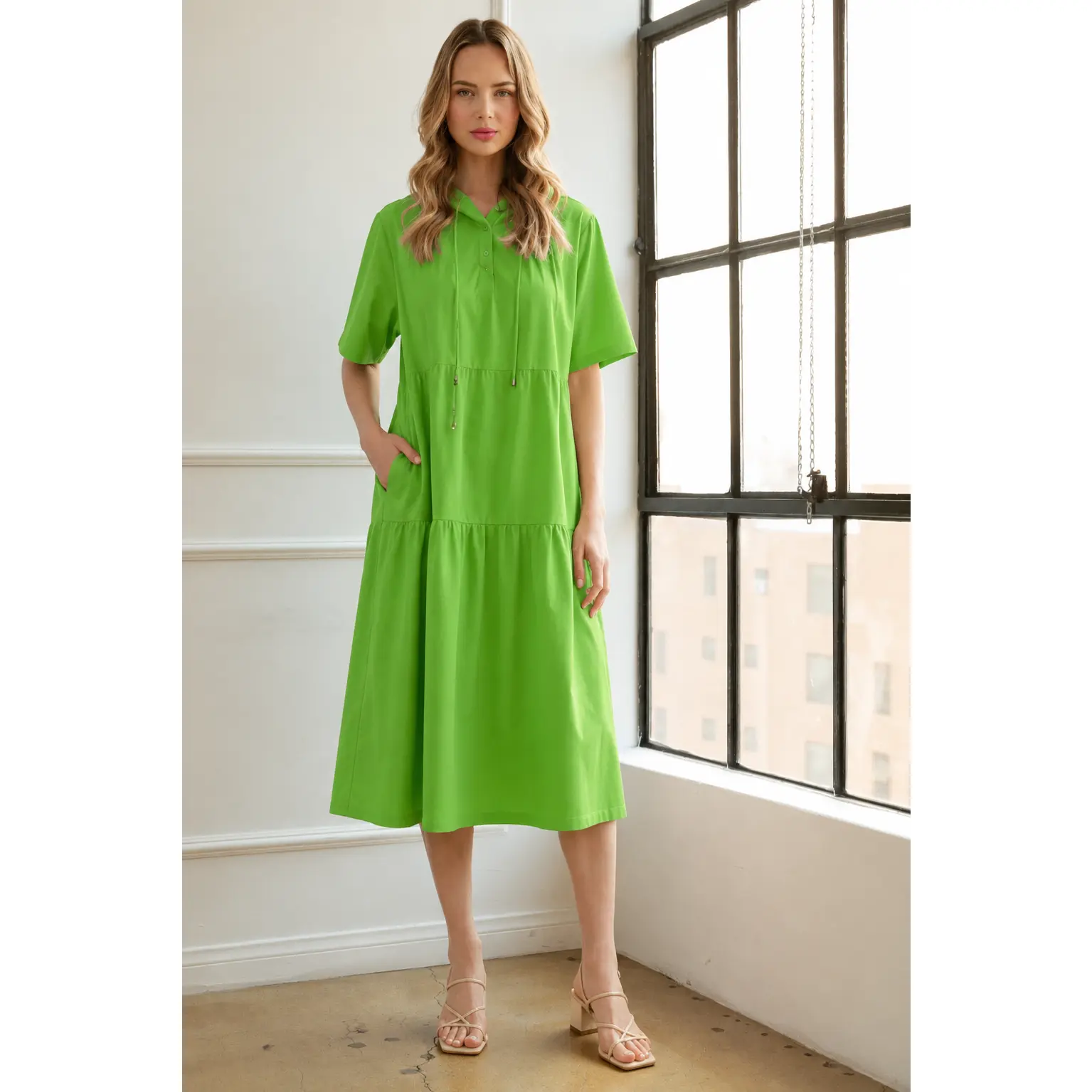 Jia Stretch Parachute Dress