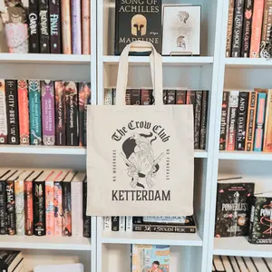 Crow Club Sublimated Canvas Tote Bag