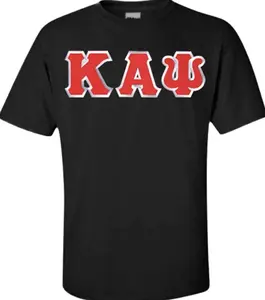 Kappa Alpha Psi Lettered T-Shirt. Kappa Alpha Psi Apparel.