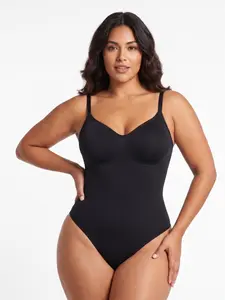 Classic Body Shaper Thong by CALIFLO | Seamless High-Compression Bodysuit