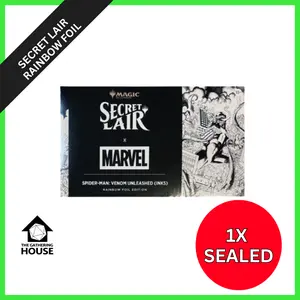 Secret Lair Drop: Secret Lair x Marvel's Spider-Man: Venom Unleashed (Inks) - Rainbow Foil Edition - (SLD) Magic the Gathering MTG