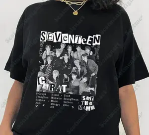 Vintage Seventeen Shirt. Seventeen Album Shirt. Seventeen Mingyu, Jeonghan, Scoups, Woozi, Wonwoo, Hoshi, Dino, Joshua