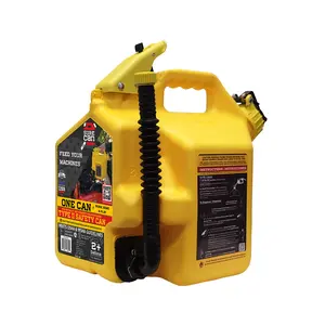 Surecan 2 Gallon Type-II Safety Can - with a Rotating Spout, Free Spill Design, Self-Venting, Best Jerry Can (Yellow)