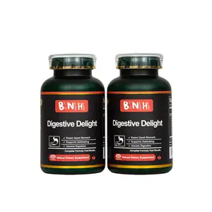 BNH Digestive Delight Naturally promotes absorption, improves digestive function, and inhibits gastric ulcers and Helicobacter pylori Made in the USA 180 capsules
