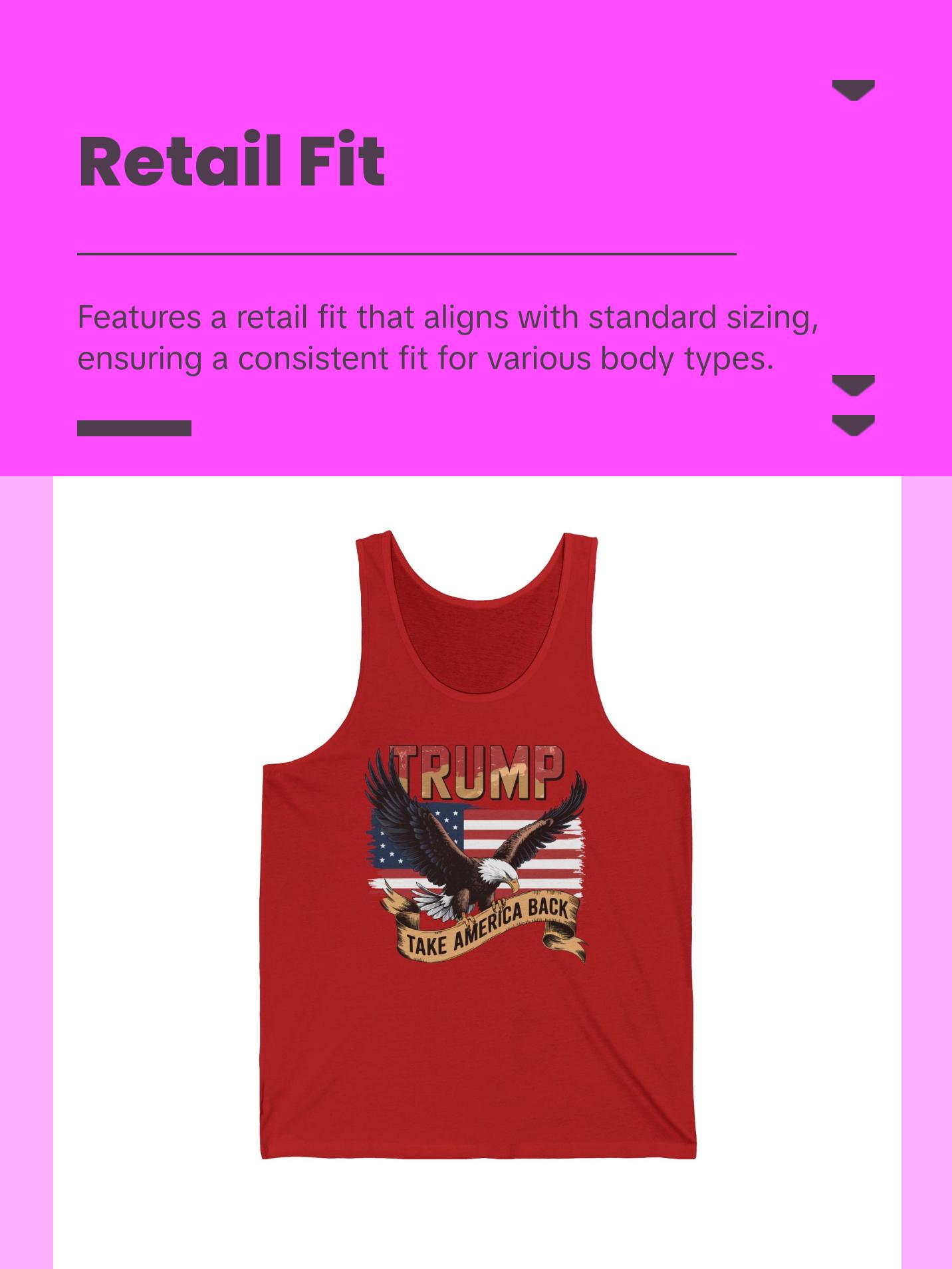 Trump Eagle - Unisex Jersey Tank