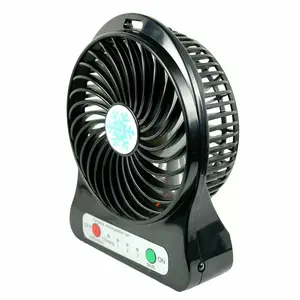 Portable Rechargeable LED Fan air Cooler Mini Operated Desk USB