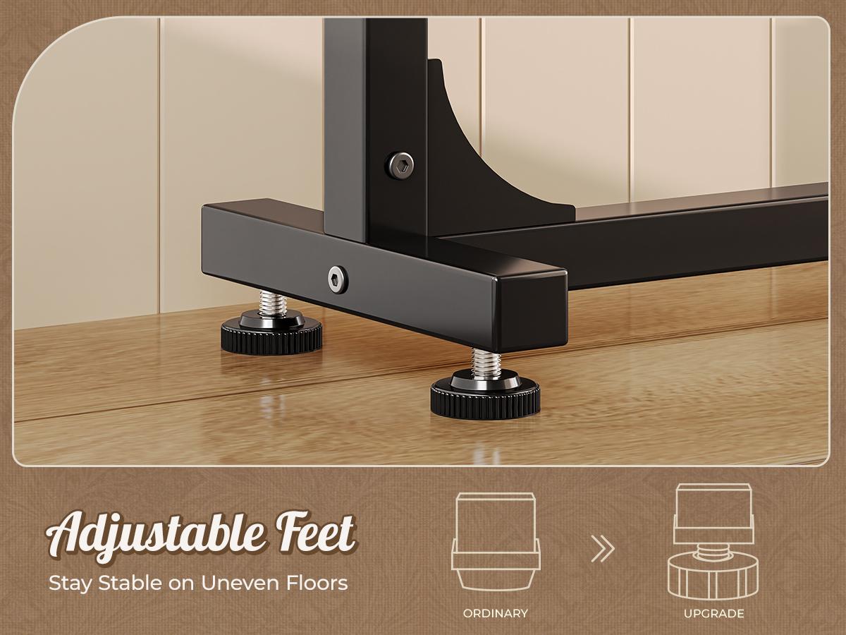 Huuger 78.7/39.4/51.2/102.4/110.2 Inch Behind Couch Table with Power Outlets, 23.9’’-34.4’’ Height Adjustable Range, Sofa Tables Narrow Long with USB-C Ports, Skinny Console Table