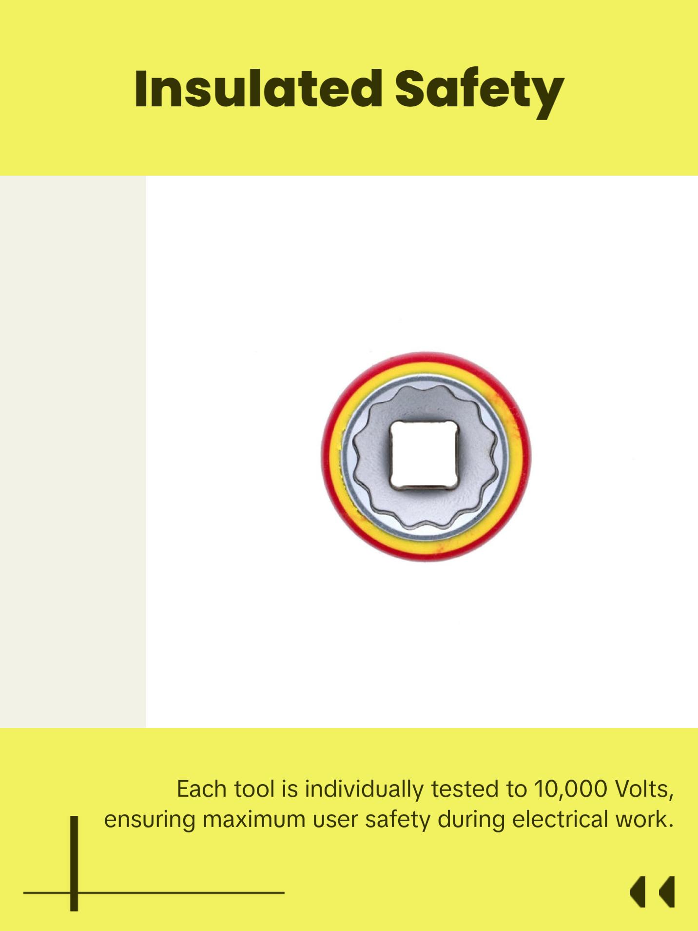 Wiha Tools 31592 3/8 inch Drive, Insulated Socket Set - TikTok Shop