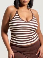 Brown and Cream Stripes