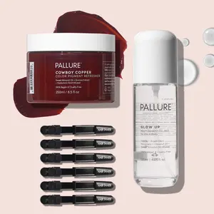 Color And Glow Kit - Pallure Color Pigment Refresher and Glow Up Oil Mist For Hair and Body - Semi-permanent color mask, no ammonia, no peroxides, Temporary hair color