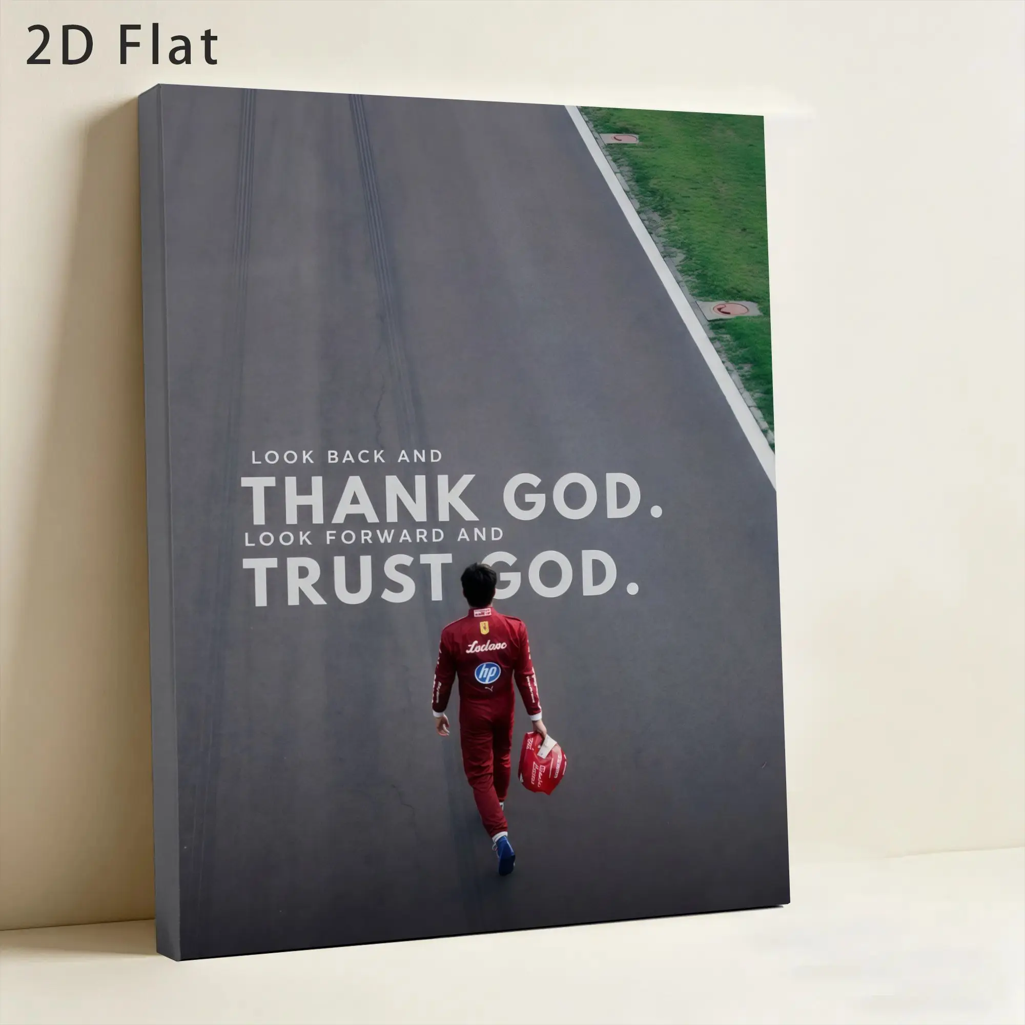 Wooden Framed Race Car Canvas Print Wall Art, Sports Car Poster Decor for Man Cave, Garage & Bedroom - Perfect Gift for Car Lovers
