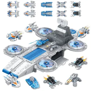 Jumbo Space Toys with Space Shuttle, Fighters, Tanks, Exploring Vehicle, Educational Learning Toys for Kids Ages 3-12 (ASTM Certified) Magnetic Building Blocks Set Plush Stuffed DIY Photo Frame t13 action figure bilding relief