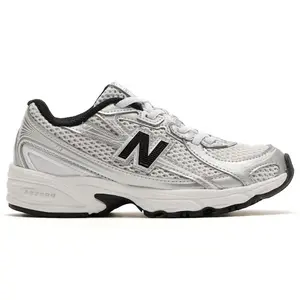 New Balance 740 Bungee Lace Grey Black (PS) (kids) by StockX